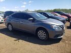 2016 Nissan Sentra Sv Серый vin: 3N1AB7AP7GL650673