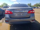 2016 Nissan Sentra Sv Серый vin: 3N1AB7AP7GL650673