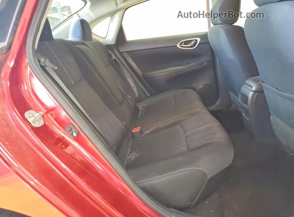 3N1AB7AP7GL658515 2016 NISSAN SENTRA Red Հետևի նստատեղերի տեսք