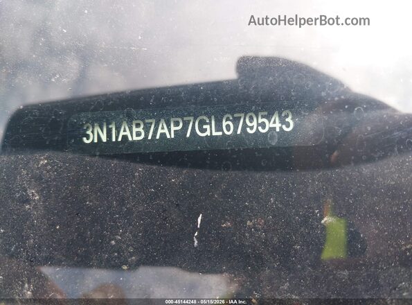 3N1AB7AP7GL679543 2016 NISSAN SENTRA Silver ძრავის განყოფილების ხედი
