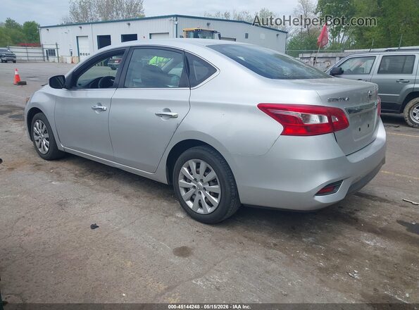 3N1AB7AP7GL679543 2016 NISSAN SENTRA Silver უკანა მარცხენა