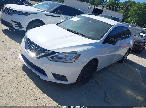 3N1AB7AP7GY242953 2016 NISSAN SENTRA White Vista tres cuartos delantera izquierda