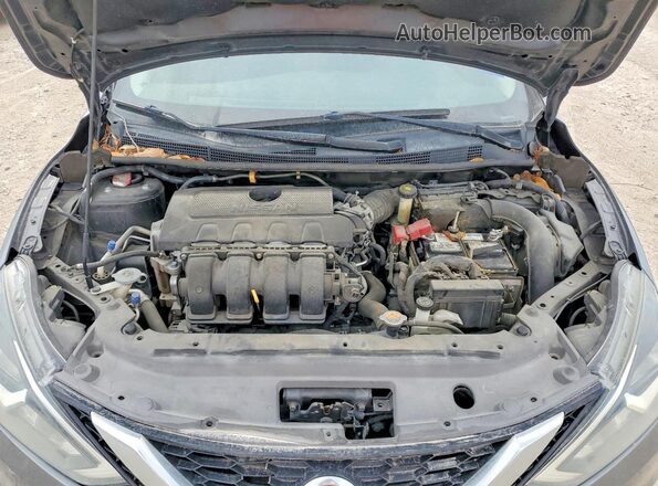 3N1AB7AP7HL717872 2017 NISSAN SENTRA Серый Вид подкапотного пространства