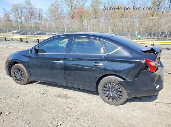 3N1AB7AP7HY223711 2017 NISSAN SENTRA Black Задня ліва чверть