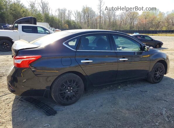3N1AB7AP7HY223711 2017 NISSAN SENTRA Black Задня права чверть