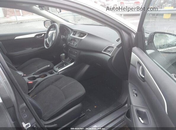 3N1AB7AP7HY248964 2017 NISSAN SENTRA Gray Widok wnętrza z przodu