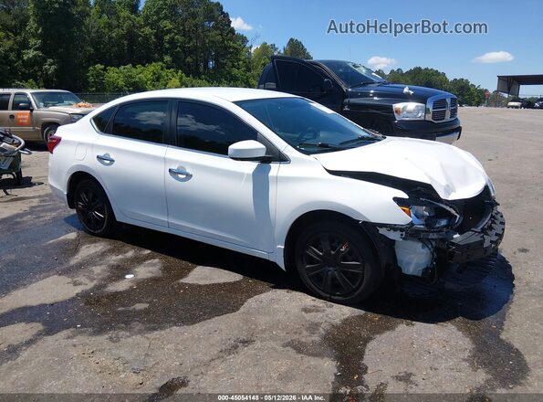 3N1AB7AP7HY339958 2017 NISSAN SENTRA Белый Передняя правая четверть