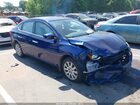 2017 Nissan Sentra Sv Blue vin: 3N1AB7AP7HY355996