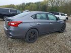 2018 Nissan Sentra Sv Gray vin: 3N1AB7AP7JL622072