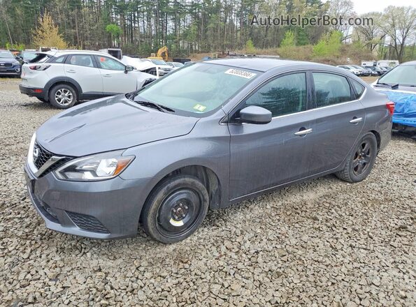 3N1AB7AP7JL622072 2018 NISSAN SENTRA Gray Front left