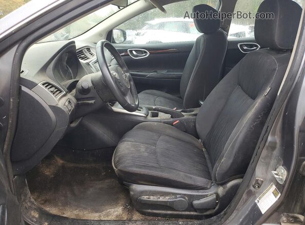 3N1AB7AP7JL622072 2018 NISSAN SENTRA Gray Front interior view