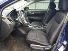2018 Nissan Sentra Sv Синий vin: 3N1AB7AP7JL623416