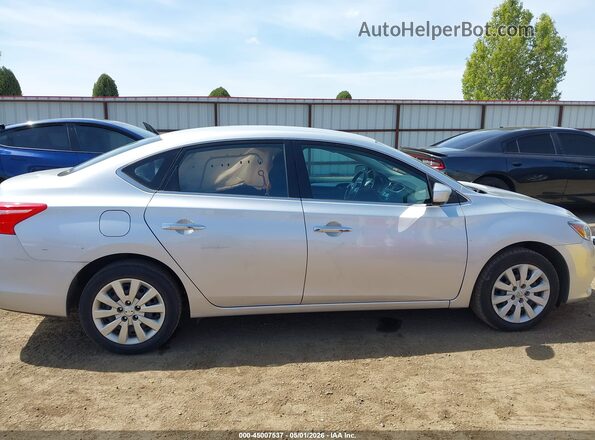3N1AB7AP7JY220619 2018 NISSAN SENTRA Silver Սալոնի 360 աստիճան տեսք