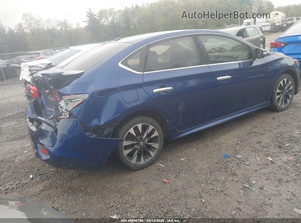 3N1AB7AP7JY308814 2018 NISSAN SENTRA Blue Задня права чверть