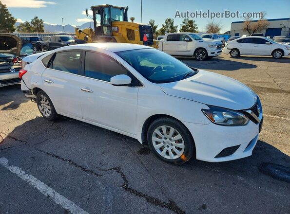 3N1AB7AP7JY337617 2018 NISSAN SENTRA White Передня права чверть