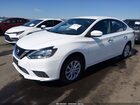 2019 Nissan Sentra Sv White vin: 3N1AB7AP7KY219780
