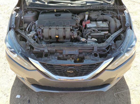 3N1AB7AP7KY343936 2019 NISSAN SENTRA Угольный Вид задней части салона
