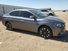 2019 Nissan Sentra S Угольный vin: 3N1AB7AP7KY343936