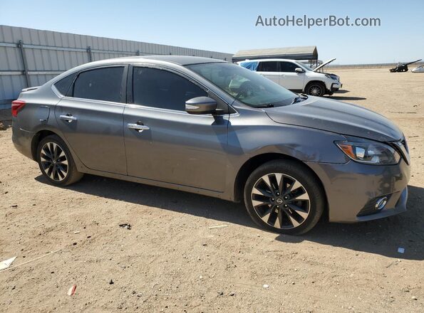 3N1AB7AP7KY343936 2019 NISSAN SENTRA Угольный Передняя правая четверть