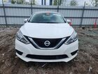 2019 Nissan Sentra Sv Белый vin: 3N1AB7AP7KY370084