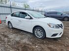 2019 Nissan Sentra Sv Белый vin: 3N1AB7AP7KY370084