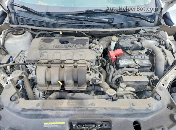 3N1AB7AP7KY370084 2019 NISSAN SENTRA Белый Вид задней части салона