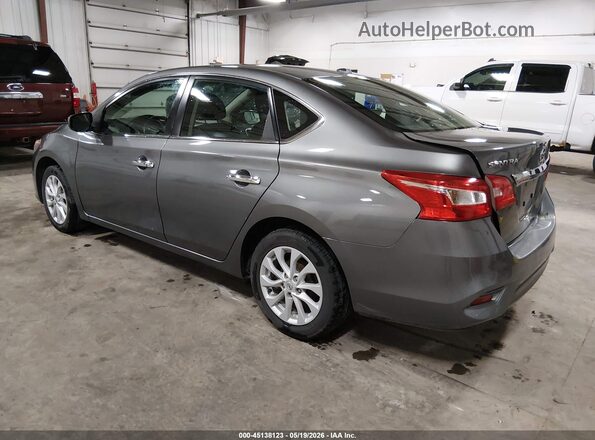 3N1AB7AP7KY370781 2019 NISSAN SENTRA Gray Trasero izquierdo