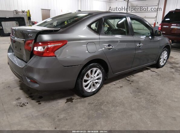 3N1AB7AP7KY370781 2019 NISSAN SENTRA Gray Trasero derecho