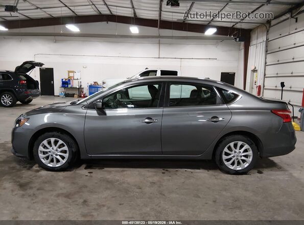 3N1AB7AP7KY370781 2019 NISSAN SENTRA Gray Vista interior de 360 grados