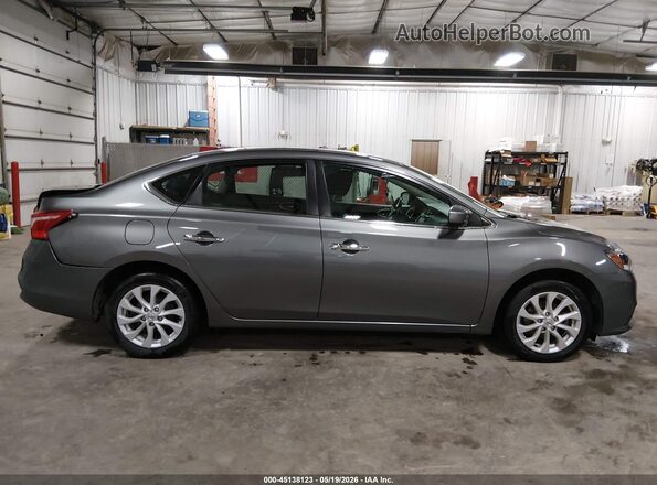 3N1AB7AP7KY370781 2019 NISSAN SENTRA Gray Vista interior trasera