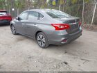 2019 Nissan Sentra Sv Серый vin: 3N1AB7AP7KY380985