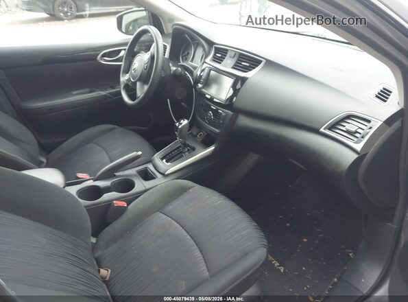 3N1AB7AP7KY380985 2019 NISSAN SENTRA Серый Вид салона спереди