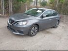 2019 Nissan Sentra Sv Серый vin: 3N1AB7AP7KY380985
