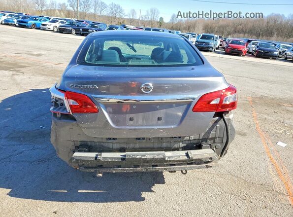 3N1AB7AP7KY385815 2019 NISSAN SENTRA Charcoal უკანა ხედი