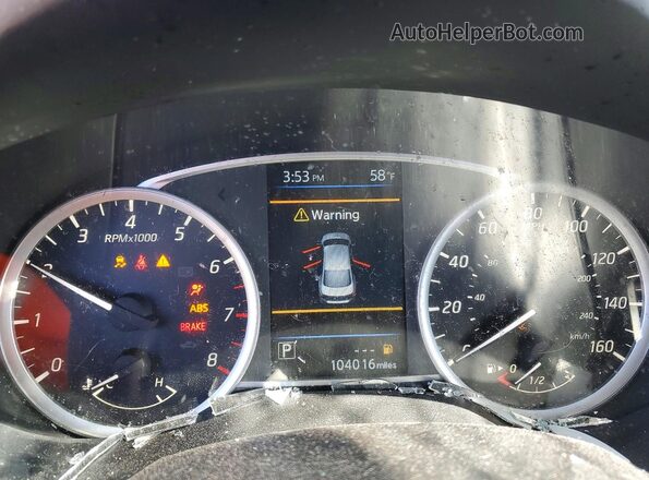 3N1AB7AP7KY385815 2019 NISSAN SENTRA Charcoal ხელსაწყოთა პანელის ხედი
