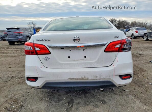 3N1AB7AP7KY426511 2019 NISSAN SENTRA White Հետևի տեսք