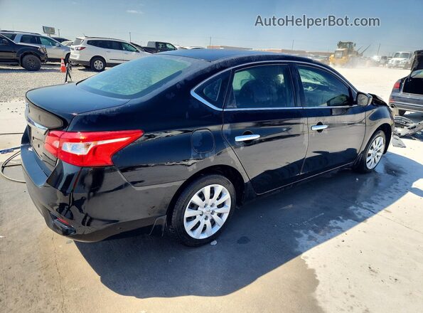 3N1AB7AP7KY454583 2019 NISSAN SENTRA Black უკანა მარჯვენა