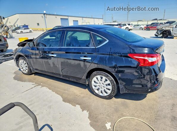 3N1AB7AP7KY454583 2019 NISSAN SENTRA Black უკანა მარცხენა