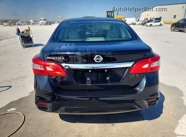 3N1AB7AP7KY454583 2019 NISSAN SENTRA Black უკანა ხედი