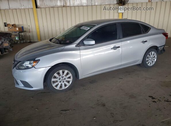 3N1AB7AP8GL651539 2016 NISSAN SENTRA Silver წინა მარცხენა ხედი სამი მეოთხედიდან