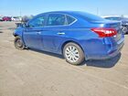 2016 Nissan Sentra S Синий vin: 3N1AB7AP8GY237129