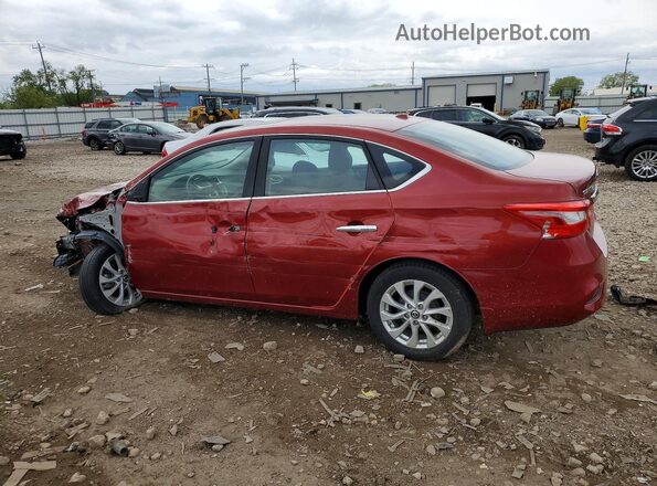 3N1AB7AP8GY247045 2016 NISSAN SENTRA Красный Задняя левая четверть