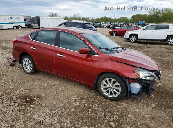 3N1AB7AP8GY247045 2016 NISSAN SENTRA Красный Передняя правая четверть