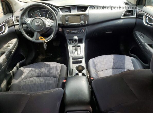 3N1AB7AP8GY247045 2016 NISSAN SENTRA Красный Вид панели приборов