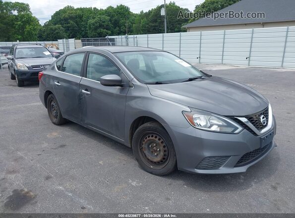 3N1AB7AP8GY247613 2016 NISSAN SENTRA Серый Передняя правая четверть