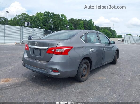 3N1AB7AP8GY247613 2016 NISSAN SENTRA Серый Задняя правая четверть