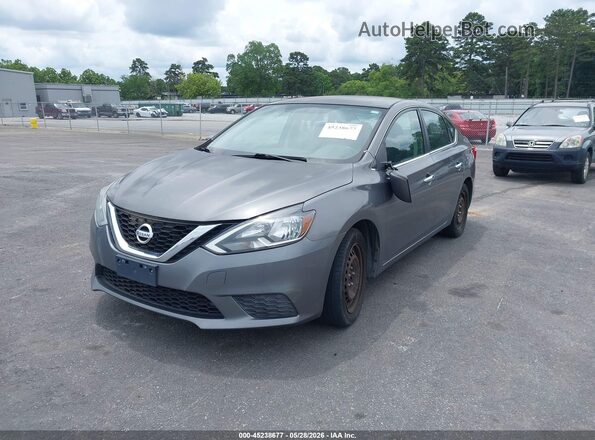 3N1AB7AP8GY247613 2016 NISSAN SENTRA Серый Передняя левая четверть
