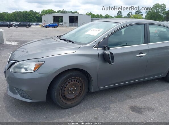 3N1AB7AP8GY247613 2016 NISSAN SENTRA Серый Вид спереди