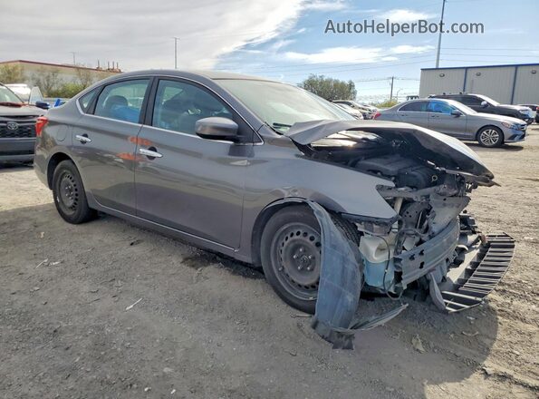 3N1AB7AP8GY264041 2016 NISSAN SENTRA Серый Передняя правая четверть