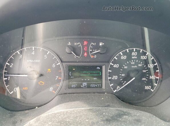 3N1AB7AP8GY264041 2016 NISSAN SENTRA Серый Вид щитка приборов